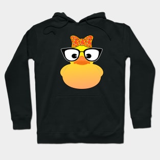 Cool Rubber duck with glasses Hoodie